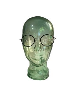 Vintage POLICE 2388 Round Frames Glasses Black Silver Metal Frame 49 20 Unisex